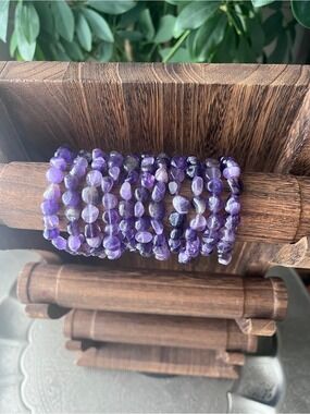 Amethyst Tumble Bracelet